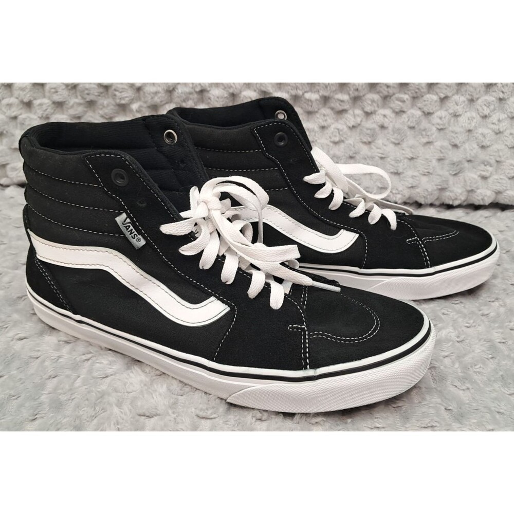 Vans Off The Wall Mens Shoes 8 Skateboard Sneakers High Tops SK8 Suede Lace Up